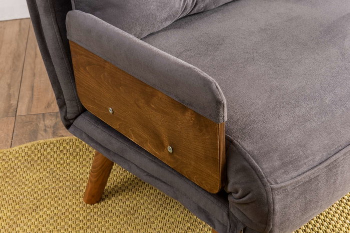 Atelier Del Sofa Cosmo Sofá-Cama de 2 Plazas - Gris